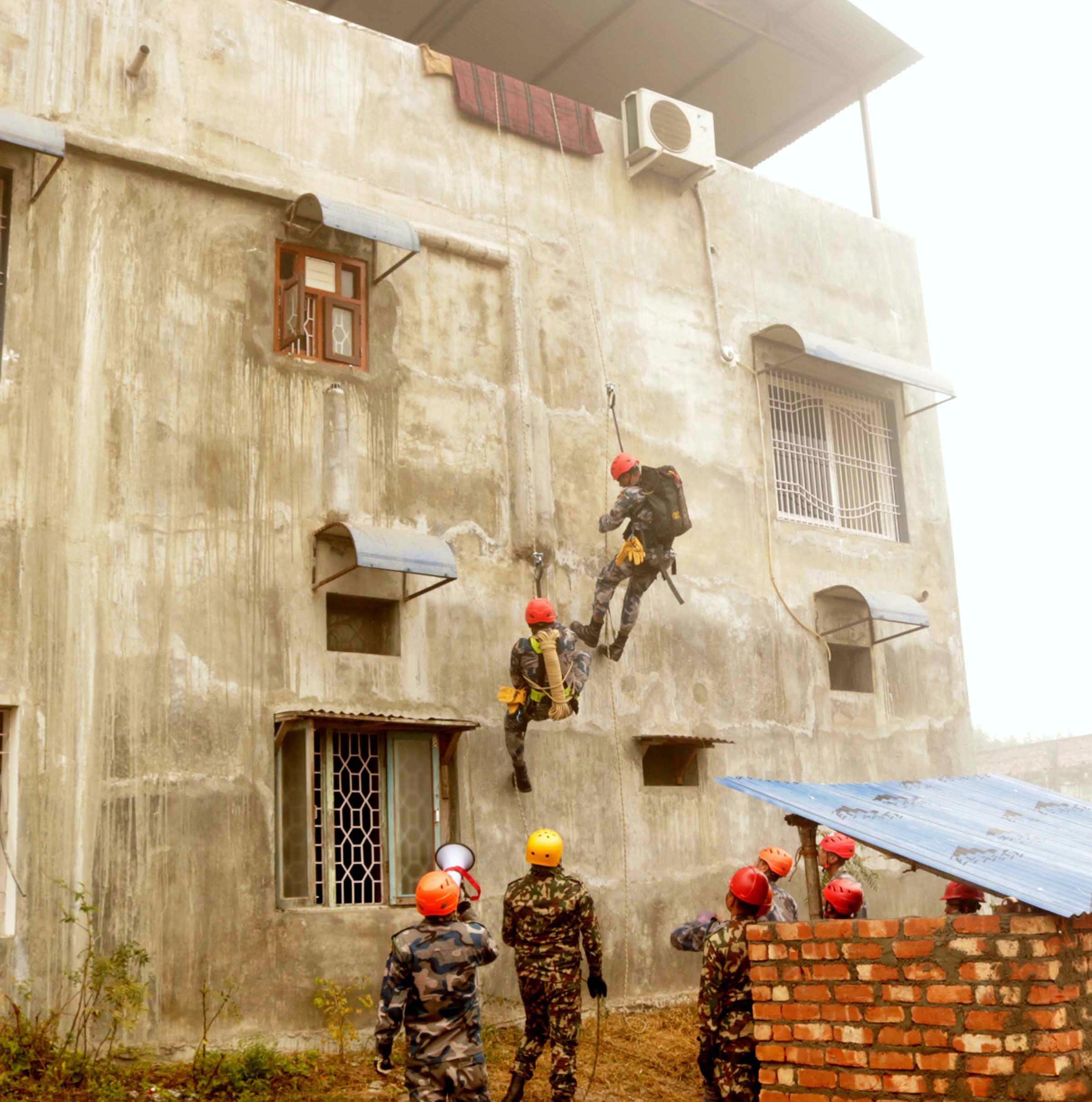 rescue team practice